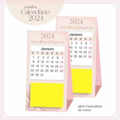 Arquivo Digital Combo Calendário 2024