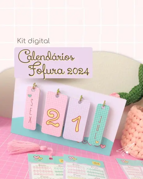 Arquivo Digital Combo Calendário 2024