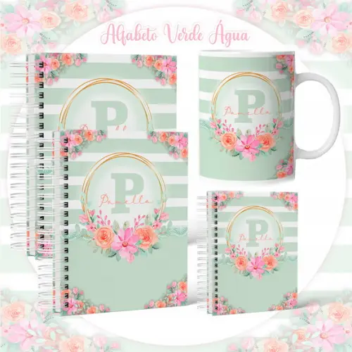 Arquivo Digital Combo Capa Floral
