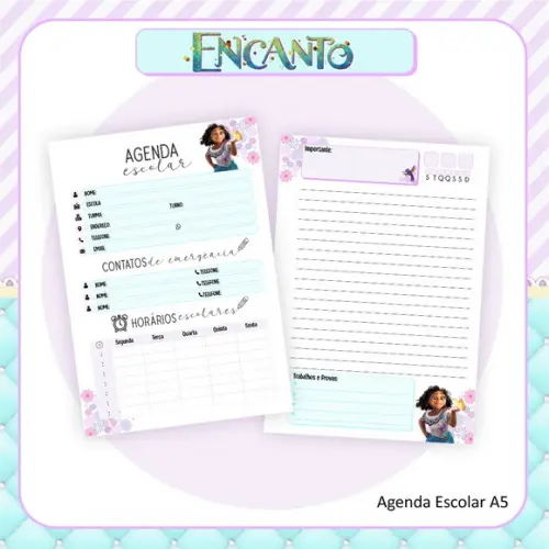 Arquivo Digital Combo Escolar 2023 Encanto