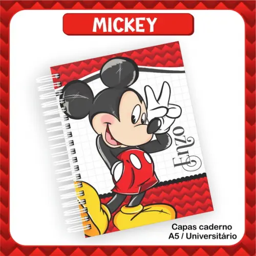 Arquivo Digital Combo Escolar 2023 Mickey