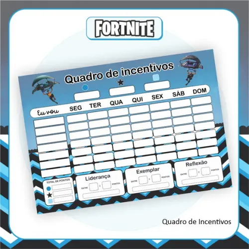Arquivo Digital Combo Escolar 2023 Fortnite