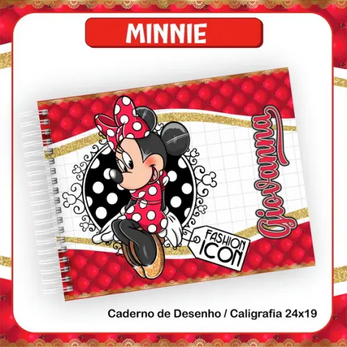 Arquivo Digital Combo Escolar 2023 Minnie Vermelha