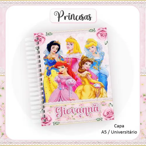 Arquivo Digital Combo Escolar 2023 Princesas