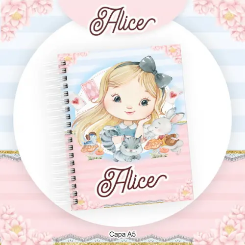 Arquivo Digital Combo Escolar 2024 Alice Aquarela