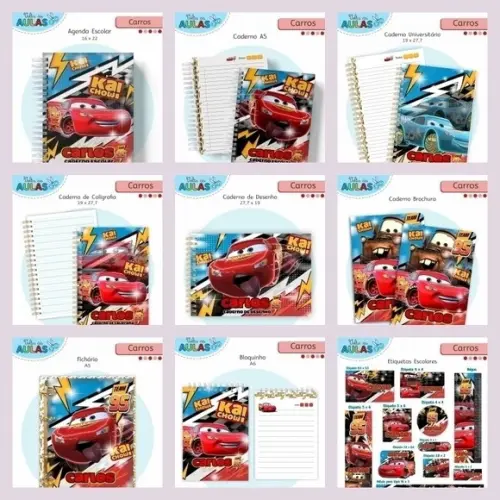Arquivo Digital Combo Escolar Carros