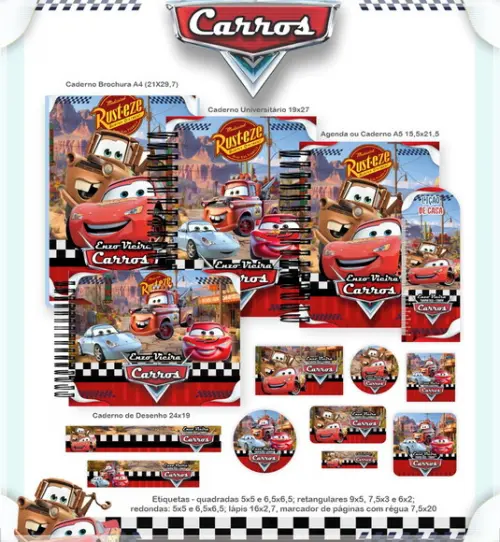 Arquivo Digital Combo Escolar Carros