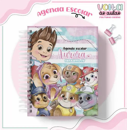 Arquivo Digital Combo Escolar Patrulha Canina