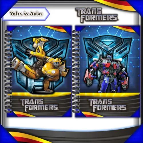 Arquivo Digital Combo Escolar Transformers