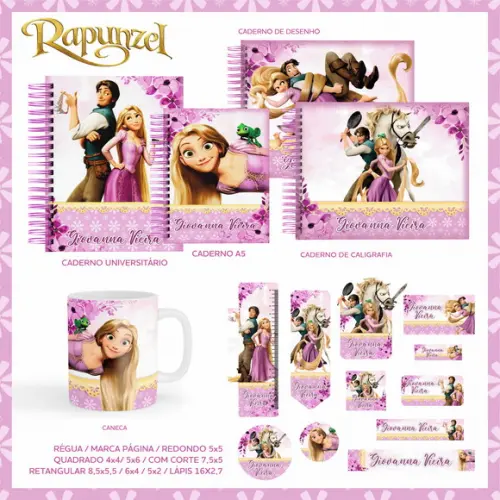 Arquivo Digital Combo Rapunzel