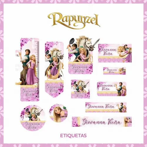 Arquivo Digital Combo Rapunzel