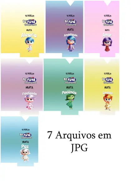 Arquivo Digital Embalagem Fini Divertidamente