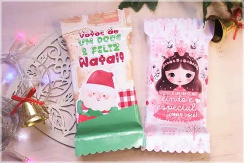Arquivo Digital Embalagem Kit Kat Natal