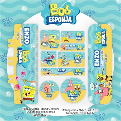 Arquivo Digital Etiqueta Escolar