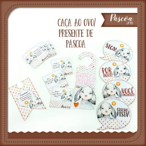 Arquivo Digital Kit Caça aos Ovos de Páscoa