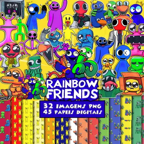 Arquivo Digital Kit Rainbow Friends