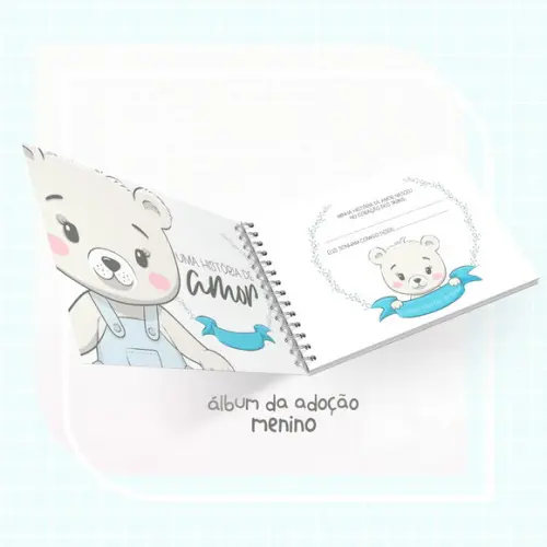 ARQUIVO DIGITAL LIVRO BEBÊ ADOÇÃO MENINO