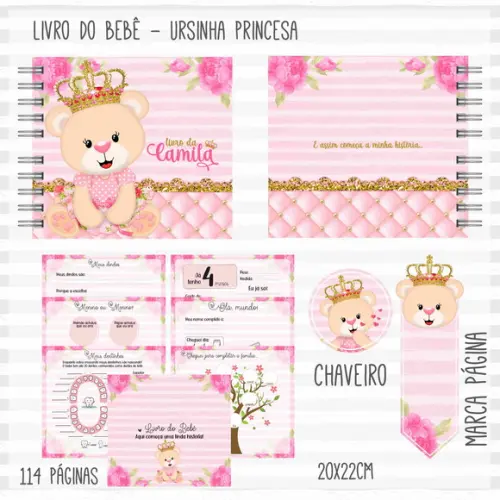 ARQUIVO DIGITAL LIVRO BEBE URSA PRINCESA