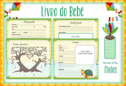 ARQUIVO DIGITAL LIVRO RECORDAÇÕES BEBE BRINQUEDOS