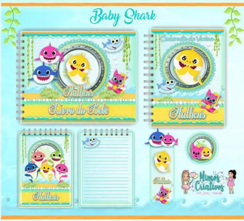 ARQUIVO DIGITAL LIVRO RECORDAÇÕES BEBE BABY SHARK