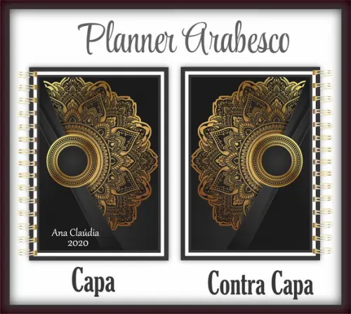 Arquivo Digital Planner Arabesco 2021