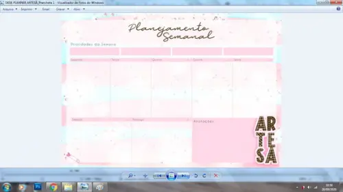 Arquivo Digital Planner Artesã