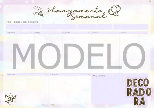 Arquivo Digital Planner Decoradora