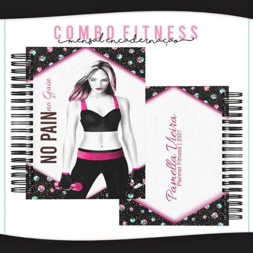 Arquivo Digital Planner Fitnes Feminino 2022
