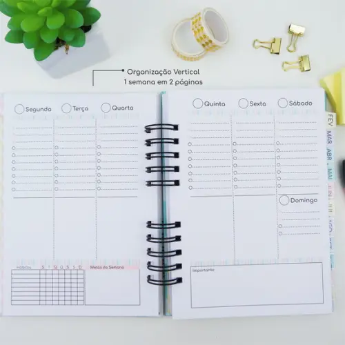 Arquivo Digital Planner Permanente Escolar A5