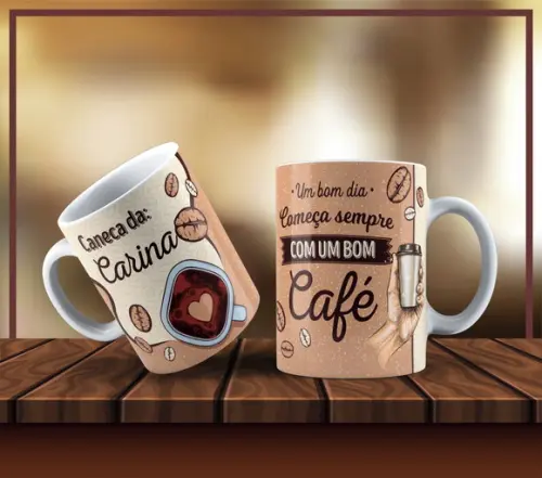 Arquivo Digital Sublimação Caneca Café