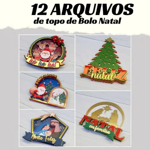 Arquivo Digital Topo de Bolo Natal
