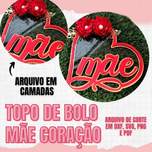 Arquivo Digital Topo de Bolo Mãe