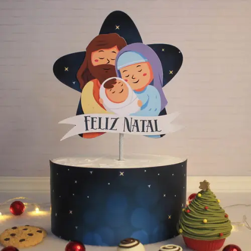 Arquivo Digital Topo de Bolo Natal