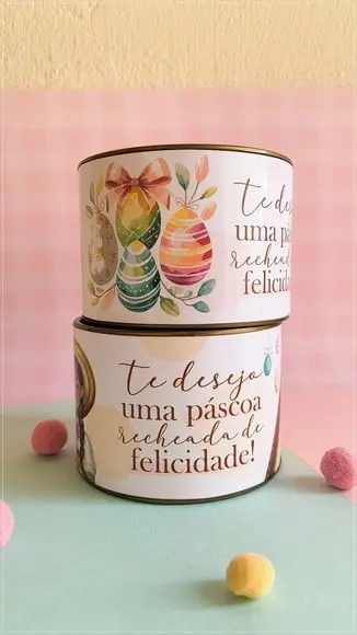 Arquivo Digital Tubo Lata Páscoa