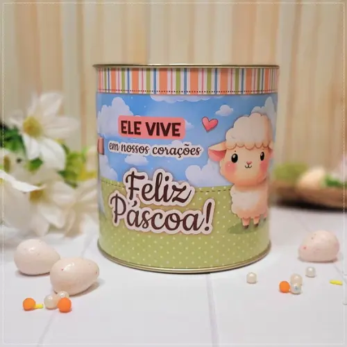 Arquivo Digital Tubo Lata Páscoa