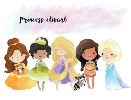 Kit Digital Princesas Cute