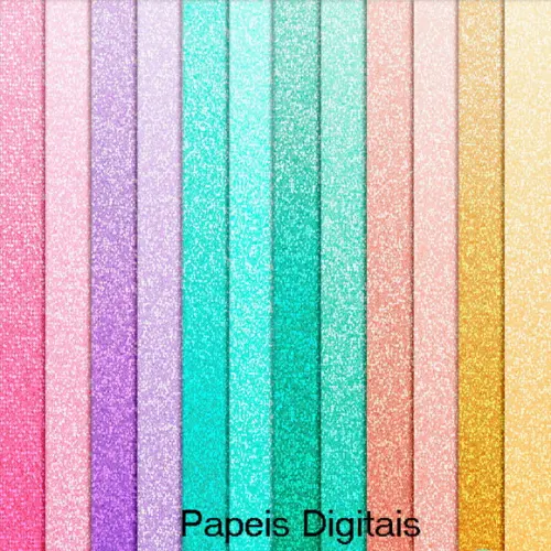 Kit Digital Papéis Fundo do Mar