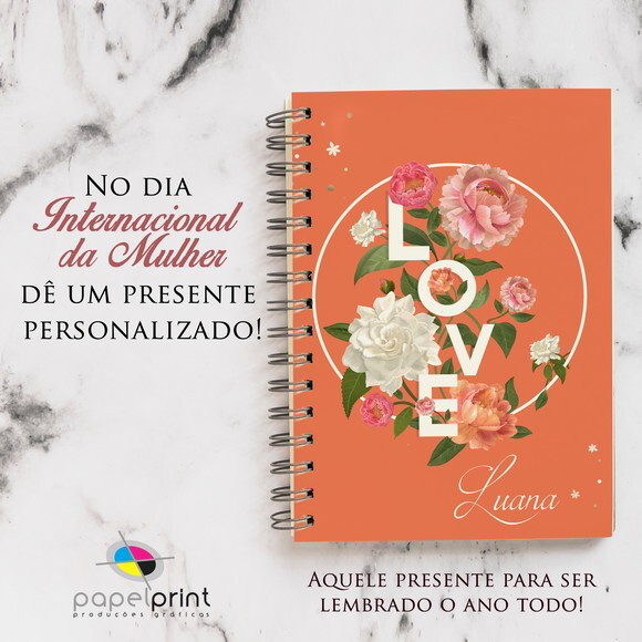 Agenda 2025 Diária com Capa Personalizada