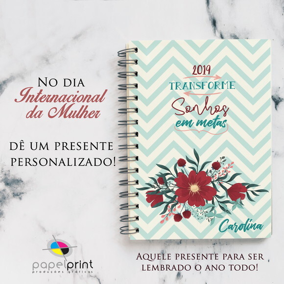Agenda 2025 Diária com Capa Personalizada