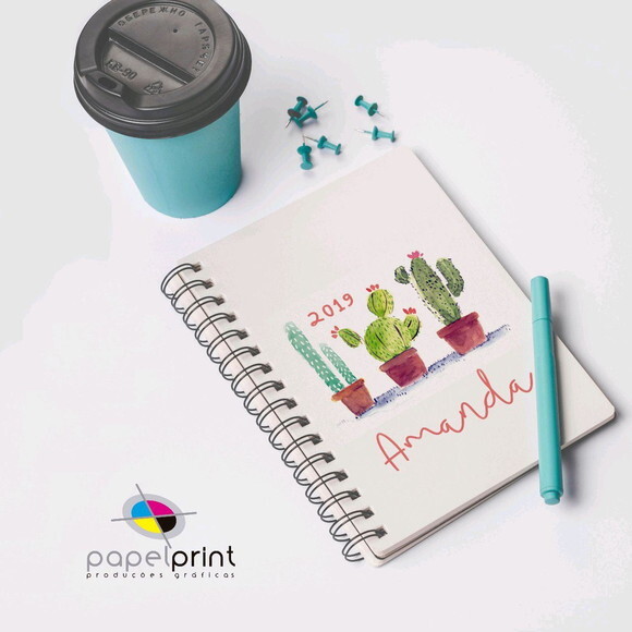 Agenda 2025 Diária com Capa Personalizada