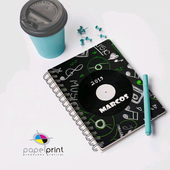 Agenda 2025 Diária com Capa Personalizada