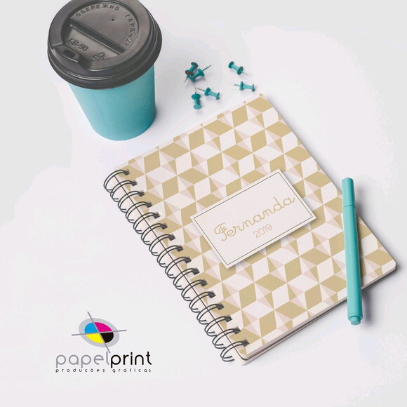 Agenda 2025 Diária com Capa Personalizada