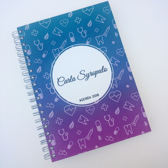 Agenda 2025 Diária com Capa Personalizada