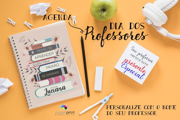 Agenda 2026 Diária 50uni com Capa Personalizada