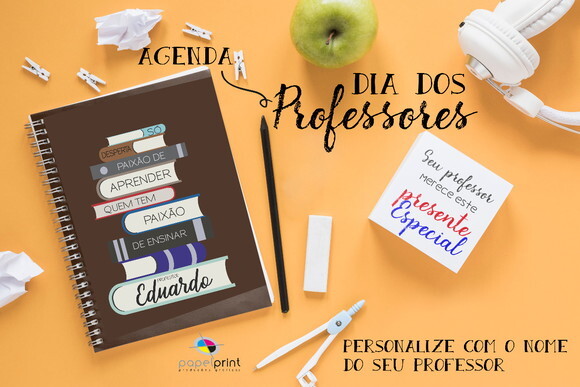 Agenda 2026 Diária 50uni com Capa Personalizada