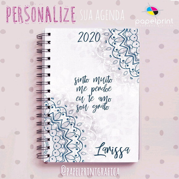 Agenda 2026 Diária 50unid com Capa Personalizada