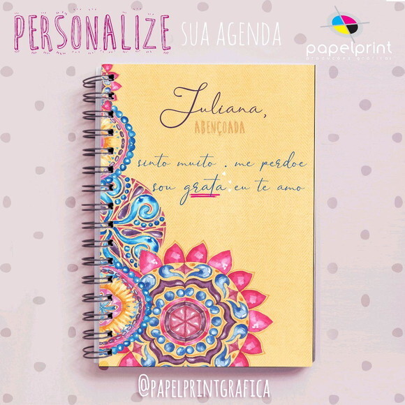 Agenda 2026 Diária 50unid com Capa Personalizada
