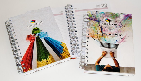 Agenda 2026 Diária 6 Unidades com Logo Personalizado