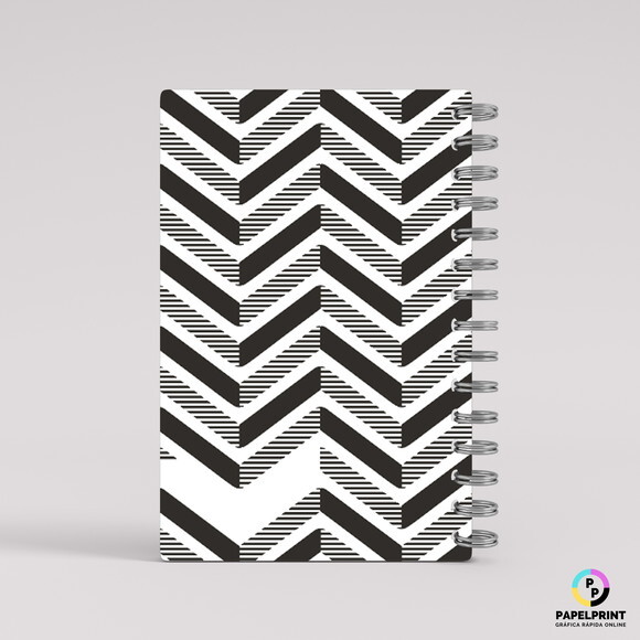 Caderno Preto e Branco - A5