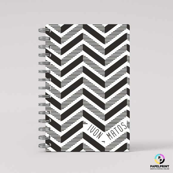 Caderno Preto e Branco - A5